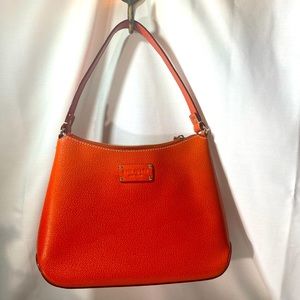 Kate spade orange leather handbag